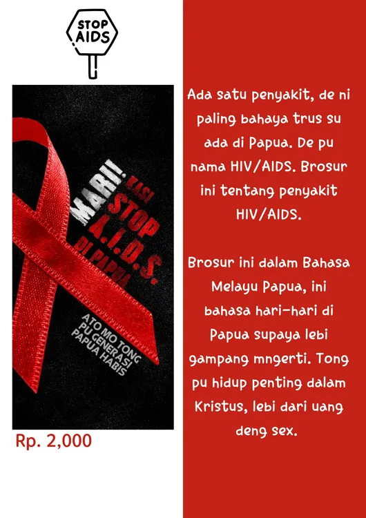 Dalam brosur ini tong ada jelaskan tentang penyakit Hiv/Aids 